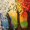 Seasons Of Chicago - Acrylic Paintings - By Andrea Graves, Impressionistic Painting Artist