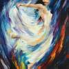 Angel Of Love  Oil Painting On Canvas - Oil Paintings - By Leonid Afremov, Fine Art Painting Artist