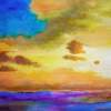 Atardecer 03 - Cartoncillo Paintings - By Ramon Castellano De Torres, Impresionista Painting Artist