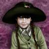 Daddys Hat - Digital Airbrush Digital - By Patricia Anne Mccarty, Smooth Airbrush Digital Artist