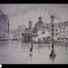 Krakow Market In 2011 - Pencil Drawings - By Adam Michalik, Pastel Drawing Artist